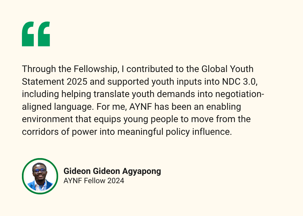 AYNF Testimonial - Gideon