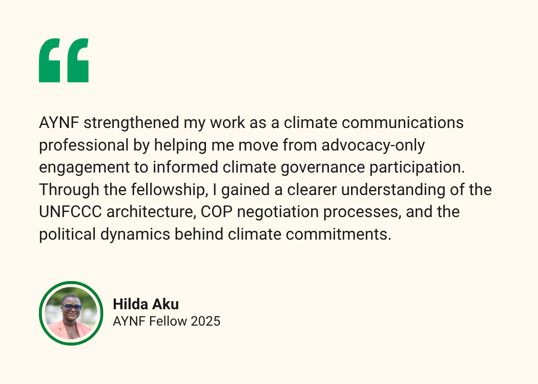 AYNF Testimonial - Hilda